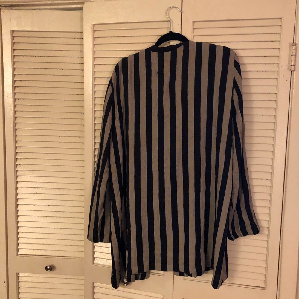 {SALE} VTG DMG pinup pinstripe longline duster - Picture 6 of 8